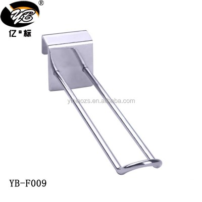 Supermarket Usage Euro U Shape Chi-square Double Metal Tube Bar Hooks For Goods Hanging